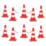 Chain Cone Set with 10 m Chain Red and white