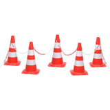 Chain Cone Set with 10 m Chain Red and white