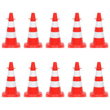 Chain Cone Set with 10 m Chain Red and white - Side View