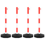 Chain Post Set with 10 m Plastic Chain - Front View