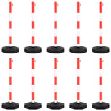 Chain Post Set with 10 m Plastic Chain