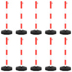 Chain Post Set with 10 m Plastic Chain