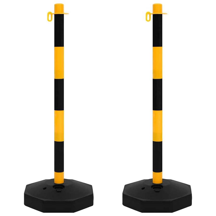 Chain Post Set with 10 m Plastic Chain