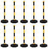 Chain Post Set with 10 m Plastic Chain