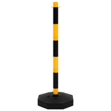 Chain Post Set with 10 m Plastic Chain - Top-Down View