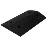 Kerb Ramps 2 pcs 50x17.5x5 cm Rubber - Close-Up Angle