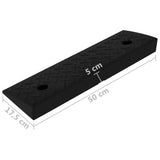 Kerb Ramps 2 pcs 50x17.5x5 cm Rubber - Extra Image