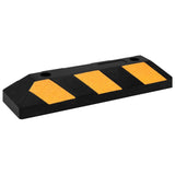 Reflective Parking Blocks 2 pcs 56x15x10 cm Rubber - Side View