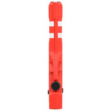 Folding Traffic Barrier Red 210x50x105 cm