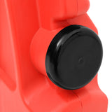 Folding Traffic Barrier Red 210x50x105 cm - Close-Up Angle