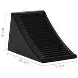 Wheel Chocks 4 pcs 16x9x9 cm Rubber - Extra Image