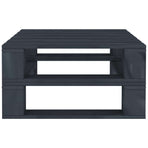 5 Piece Garden Pallet Lounge Set Wood Grey