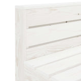 6 Piece Garden Lounge Set Pallets Wood White - Extra Image