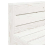5 Piece Garden Lounge Set Pallets Wood White - Extra Image