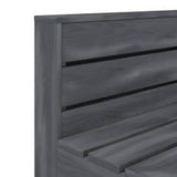 6 Piece Garden Lounge Set Pallets Wood Grey