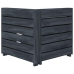 5 Piece Garden Pallet Lounge Set Wood Grey