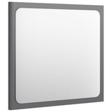 Bathroom Furniture Set High Gloss Grey Engineered Wood - Extra Image