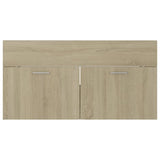 Bathroom Furniture Set Sonoma Oak Engineered Wood - Extra Image