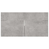 Bathroom Furniture Set Concrete Grey Engineered Wood - Extra Image