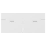 Bathroom Furniture Set White Engineered Wood - Extra Image