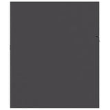 Bathroom Furniture Set Grey Engineered Wood - Extra Image