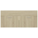 Bathroom Furniture Set Sonoma Oak Engineered Wood - Extra Image