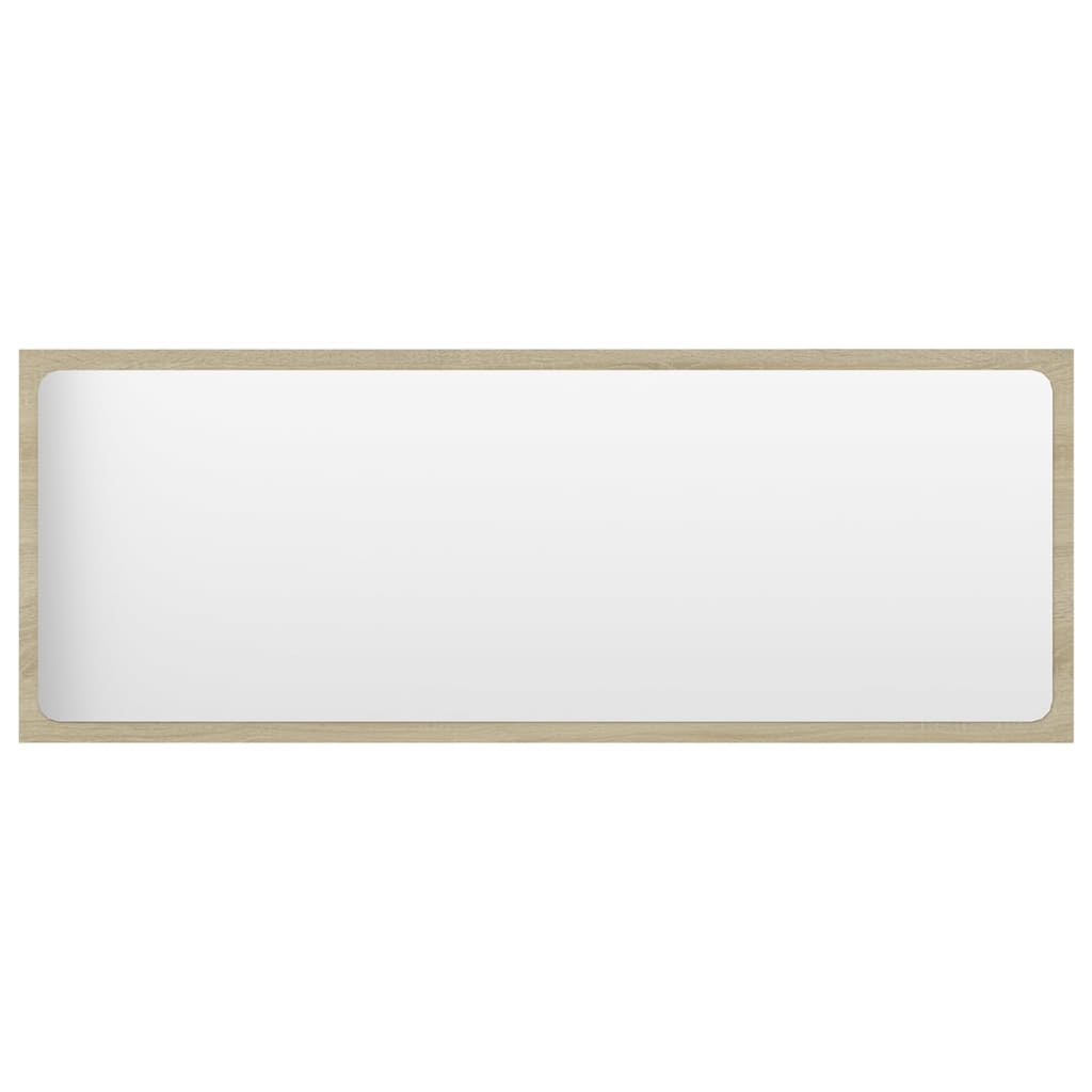 Bathroom Furniture Set Sonoma Oak Engineered Wood