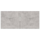 Bathroom Furniture Set Concrete Grey Engineered Wood - Extra Image