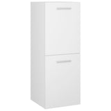 Bathroom Furniture Set White Engineered Wood - Top-Down View
