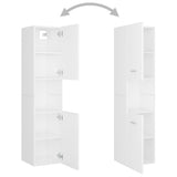 Bathroom Furniture Set White Engineered Wood - Extra Image