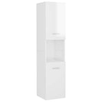 Bathroom Furniture Set White Engineered Wood