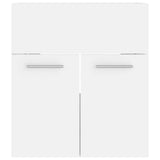 Bathroom Furniture Set White Engineered Wood