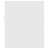 Bathroom Furniture Set White Engineered Wood - Rear View