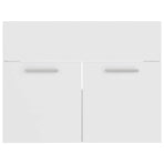 Bathroom Furniture Set White Engineered Wood