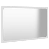 Bathroom Furniture Set White Engineered Wood - Close-Up Angle