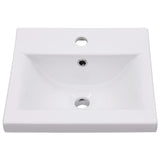 Bathroom Furniture Set White Engineered Wood - Extra Image