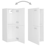 Bathroom Furniture Set White Engineered Wood - Extra Image