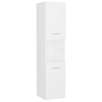Bathroom Furniture Set White Engineered Wood