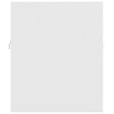 Bathroom Furniture Set White Engineered Wood - Low Angle