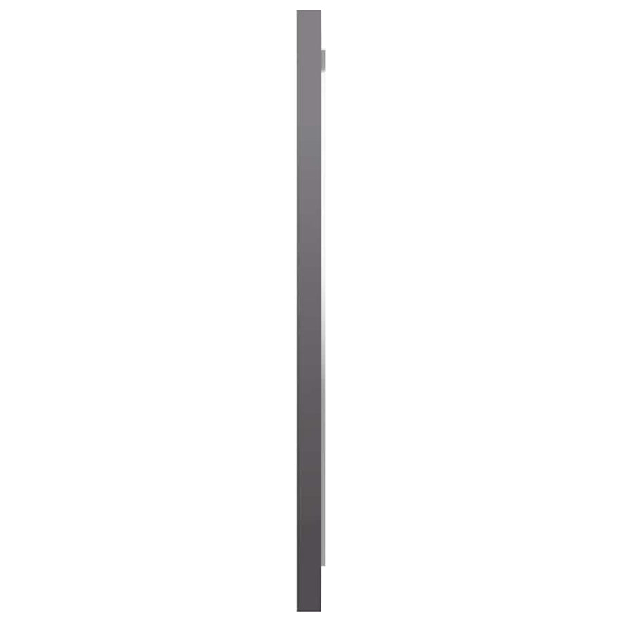 Bathroom Furniture Set High Gloss Grey Engineered Wood