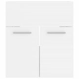 Bathroom Furniture Set White Engineered Wood - Extra Image