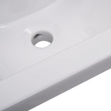 Bathroom Furniture Set White Engineered Wood - Extra Image