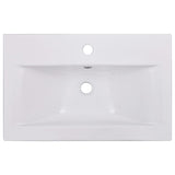 Bathroom Furniture Set White Engineered Wood