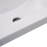 Bathroom Furniture Set White Engineered Wood
