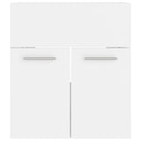 Bathroom Furniture Set White Engineered Wood
