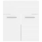 Bathroom Furniture Set White Engineered Wood