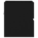 Sink Cabinet with Built-in Basin Black Engineered Wood - Extra Image