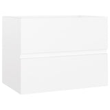 Bathroom Furniture Set White Engineered Wood - Extra Image