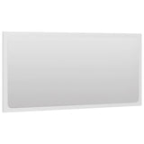 Bathroom Furniture Set White Engineered Wood - Close-Up Angle