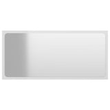 Bathroom Furniture Set High Gloss White Engineered Wood - Low Angle